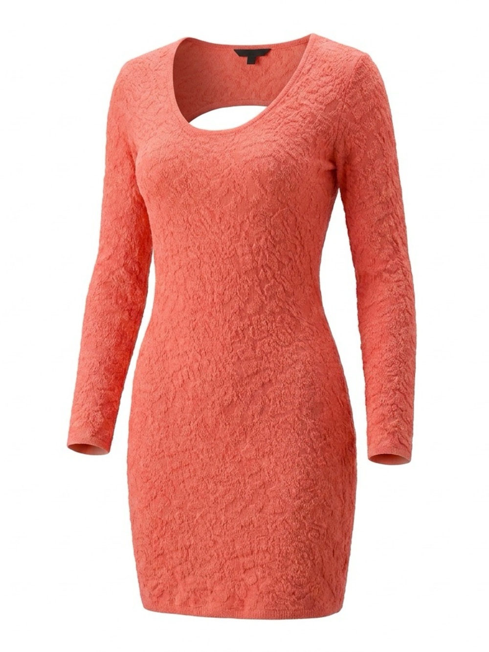 Guess Coral Long Sleeve Bodycon Dress